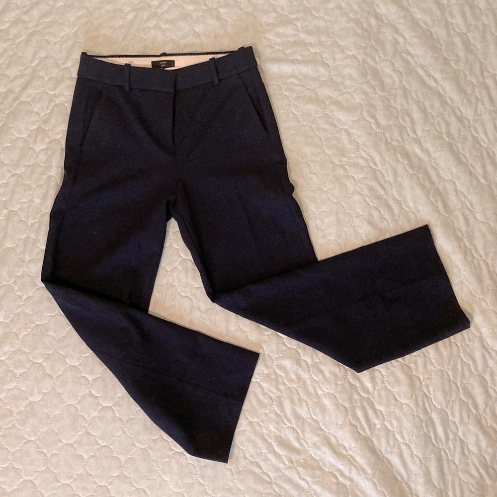 J. Crew 365 Black Suit Pants Size 4 Tall